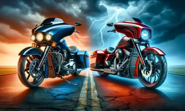 difference between electra glide and street glide